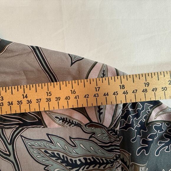 Ted Baker London Canwe Slim Fit Floral Short Sleeve Button-Up Shirt Size 5 (XL) - Picture 7 of 16